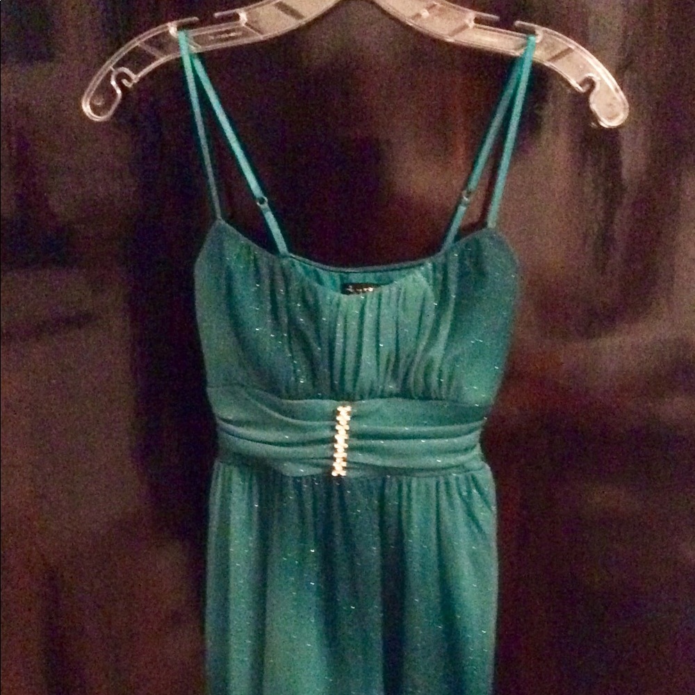 Sparkly Ruby Rox Green Dress - Small